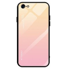 Чохол Gradient для Iphone SE 2020 бампер накладка Beige-Pink