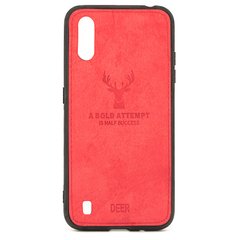 Чехол Deer для Samsung Galaxy A01 2020 / A015F бампер противоударный Красный
