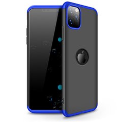 Чохол GKK 360 для Iphone 11 Pro Max Бампер оригінальний з вирізом Black-Blue