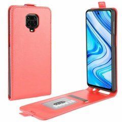 Чехол IETP для Xiaomi Redmi Note 9 Pro Max флип вертикальный кожа PU красный