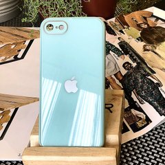 Чехол Color-Glass для Iphone 7 / 8 бампер с защитой камер Turquoise
