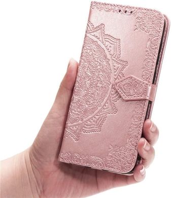 Чохол Vintage для Samsung Galaxy A21s 2020 / A217F книжка шкіра PU з візитниці рожевий