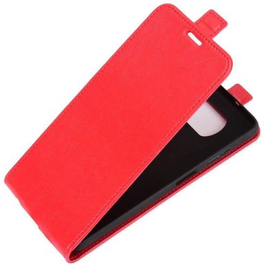 Чехол IETP для Xiaomi Poco X3 / X3 Pro флип вертикальный кожа PU красный