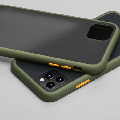 Чохол Matteframe для Iphone 11 Pro бампер матовий протиударний Avenger Зелений