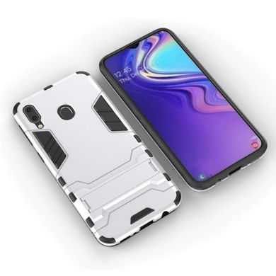 Чехол Iron для Samsung Galaxy A30 2019 / A305F Бампер противоударный Silver