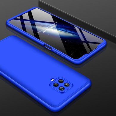 Чехол GKK 360 для Xiaomi Redmi Note 9 Pro бампер оригинальный Blue