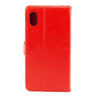 Чехол Idewei для Iphone XR книжка кожа PU с визитницей красный