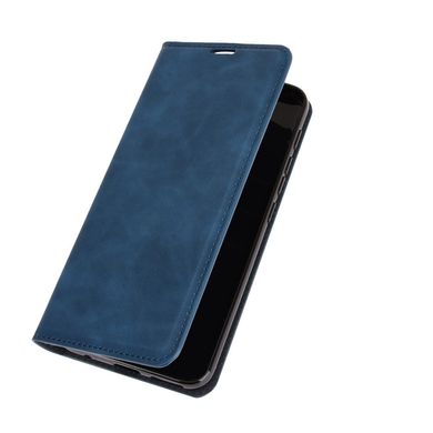 Чехол Taba Retro-Skin для Motorola Moto E7 Plus книжка кожа PU с визитницей синий