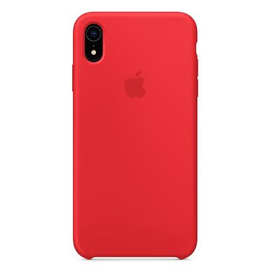 Чехол Silicone Сase для Iphone XR бампер накладка Red