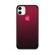 Чохол Amber-Glass для Iphone 11 бампер накладка градієнт Red