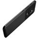 Чохол Fiber для Motorola Moto E7 Plus бампер протиударний карбон Black