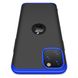 Чохол GKK 360 для Iphone 11 Pro Max Бампер оригінальний з вирізом Black-Blue