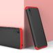 Чохол GKK 360 для Xiaomi Redmi 9A бампер протиударний Black-Red