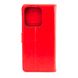 Чехол Idewei для Xiaomi Redmi Note 13 книжка кожа PU с визитницей красный
