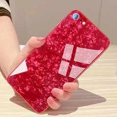 Чехол Marble для Iphone 6 Plus / 6s Plus бампер мраморный оригинальный Red