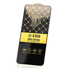 Защитное стекло ESD 6D Full Glue для Infinix Smart 8 Plus полноэкранное черное