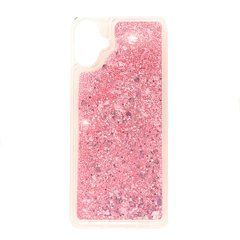 Чехол Glitter для Samsung Galaxy A06 / A065 бампер силиконовый с блестками Розовый