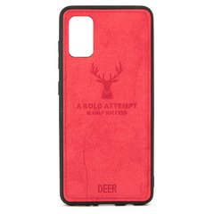 Чехол Deer для Samsung Galaxy A41 2020 / A415 бампер противоударный Красный