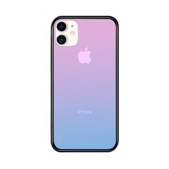 Чехол Amber-Glass для Iphone 11 бампер накладка градиент Pink