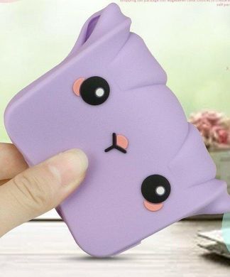 Чохол Funny-Bunny 3D для Xiaomi Redmi 6 Бампер гумовий бузковий