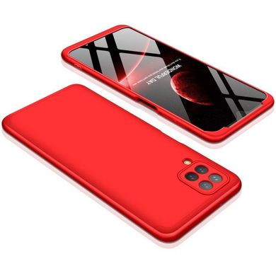 Чехол GKK 360 для Samsung Galaxy A12 2021 / A125 бампер противоударный Red