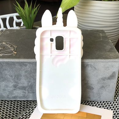 Чохол 3D Toy для Samsung Galaxy J6 2018 / J600F бампер гумовий Єдиноріг White
