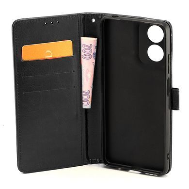 Чехол Idewei для Motorola Moto G04s книжка кожа PU с визитницей черный