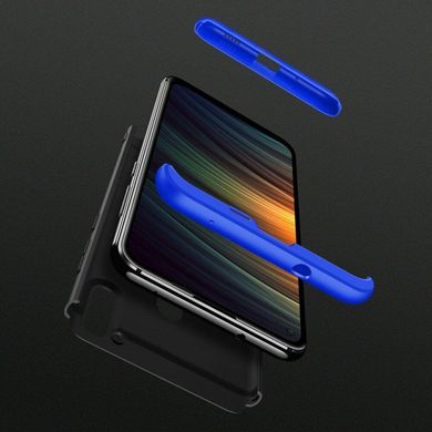 Чехол GKK 360 для Samsung Galaxy M11 / M115 Бампер оригинальный Black-Blue