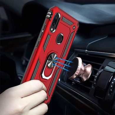 Чехол Shield для Xiaomi Redmi Note 7 бронированный бампер Броня Red