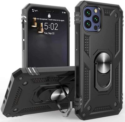 Чехол Shield для Iphone 12 Pro Max Бампер противоударный Black