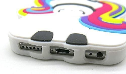 Чехол 3D Toy для Iphone 7 / 8 Бампер резиновый Единорог Rainbow