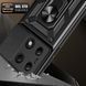 Чехол Hide Shield для Xiaomi Redmi Note 14S бампер противоударный с подставкой кольцом Black