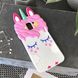 Чехол 3D Toy для Samsung Galaxy J6 2018 / J600F бампер резиновый Единорог White