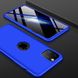 Чохол GKK 360 для Iphone 11 Pro Max Бампер оригінальний з вирізом Blue