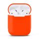 Силіконовий чохол C-KU для навушників AirPods Orange