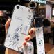 Чехол Lanyard для Iphone SE 2022 бампер с ремешком White