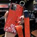 Чохол Lanyard для Iphone 12 Pro Max бампер з ремінцем Red