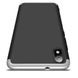 Чохол GKK 360 для Xiaomi Redmi 7A бампер протиударний Black-Silver