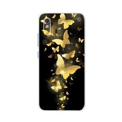 Чехол Print для Xiaomi Redmi 9A Бампер силиконовый Butterfly Gold
