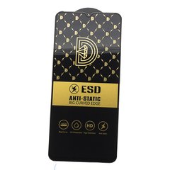 Защитное стекло ESD 6D Full Glue для Xiaomi Poco C65 полноэкранное черное