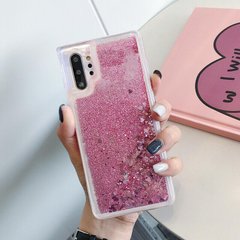 Чехол Glitter для Samsung Galaxy Note 10 Plus / N975F бампер Жидкий блеск Розовый