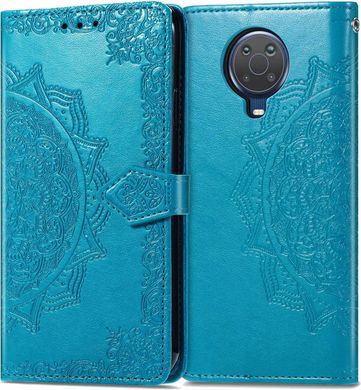 Чехол Vintage для Nokia G10 книжка кожа PU с визитницей голубой