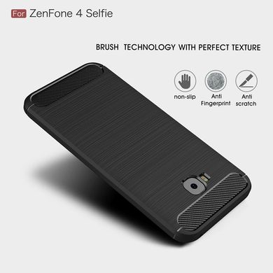 Чохол Carbon для Asus ZenFone 4 Selfie / ZD553KL / ZB553KL / X00LDA бампер чорний