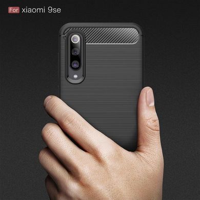 Чохол Carbon для Xiaomi Mi 9 SE бампер оригінальний Black