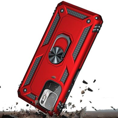 Чехол Shield для Xiaomi Poco M3 Pro Бампер противоударный Red