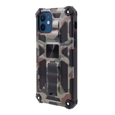 Чехол Military Shield для Iphone 11 бампер противоударный с подставкой Khaki