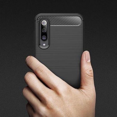 Чехол Carbon для Xiaomi Mi 9 SE бампер оригинальный Black