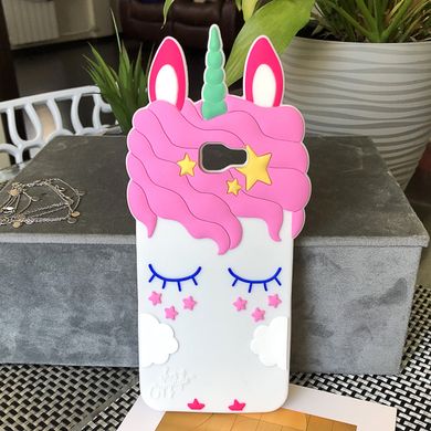 Чехол 3D Toy для Samsung Galaxy J4 Plus / J415 бампер резиновый Единорог White