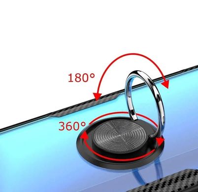 Чехол Crystal для Xiaomi Redmi 10A бампер противоударный с подставкой Transparent Black