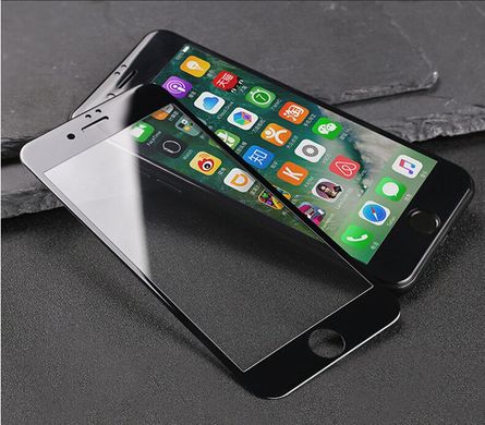 Защитное стекло GAGP для Iphone 6 Plus / Iphone 6s Plus черное Carbon Fiber